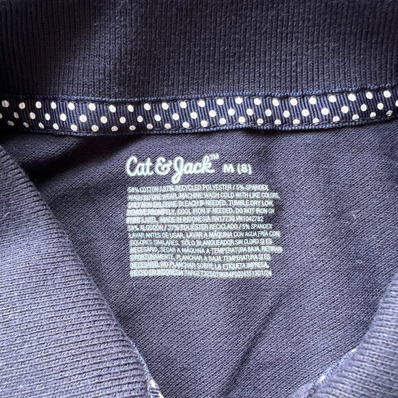 Cat & Jack Girls Khaki Skort w/ Built-In Shorts L, XL & Navy Polo Shirt 8 - 3pk - Picture 11 of 13